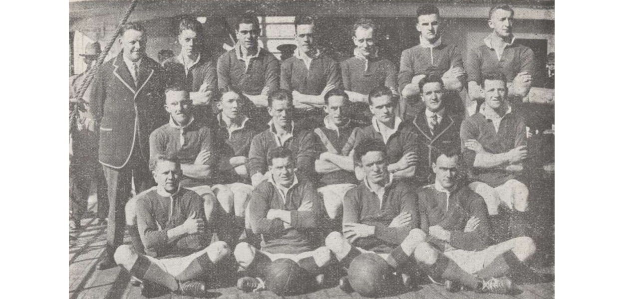 Australia's 1928 squad that toured East Java and Singapore