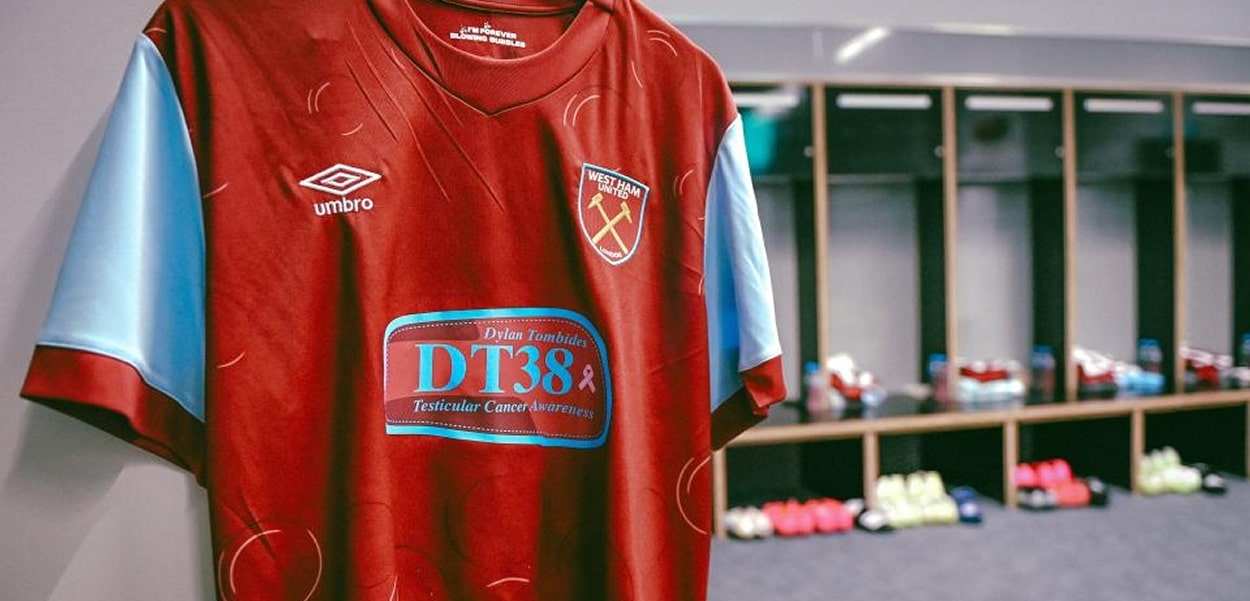 2023 07 West Ham United shirt worn for the clubs game in Perth