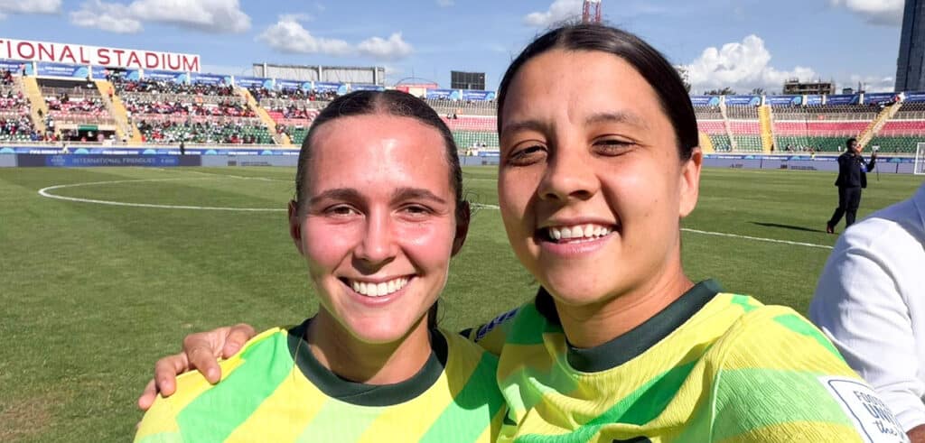 Leticia McKenna and Samantha Kerr